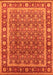 Oriental Orange Traditional Rug, urb523org