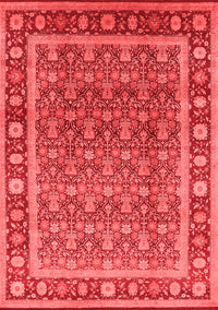 Oriental Red Traditional Rug, urb523red