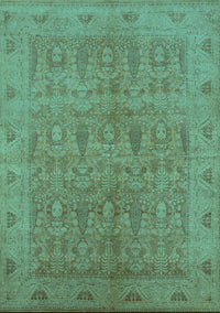 Oriental Turquoise Traditional Rug, urb524turq