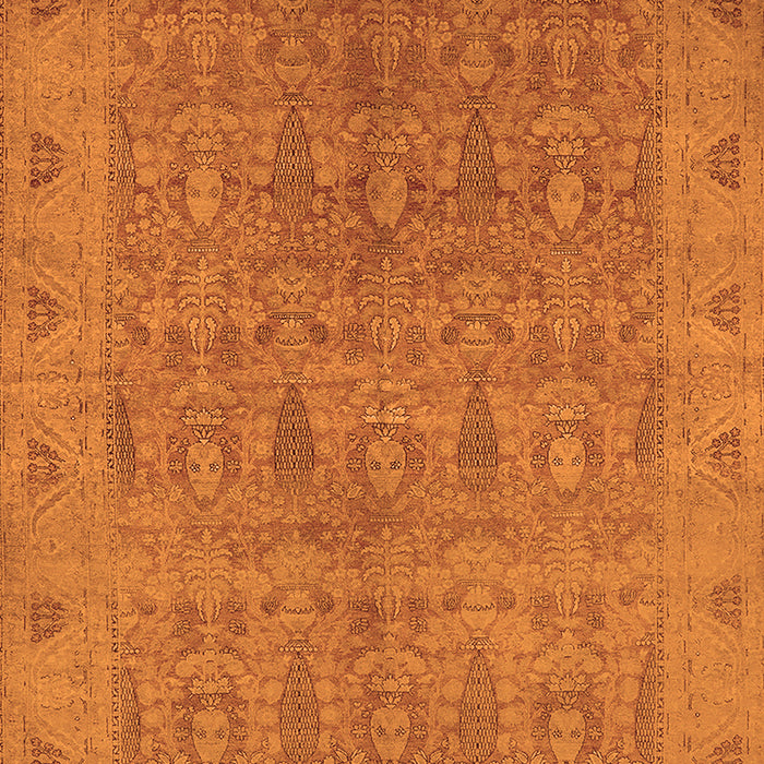 Oriental Orange Traditional Rug, urb524org