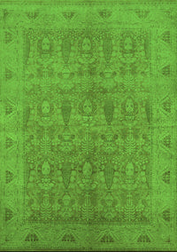 Oriental Green Traditional Rug, urb524grn
