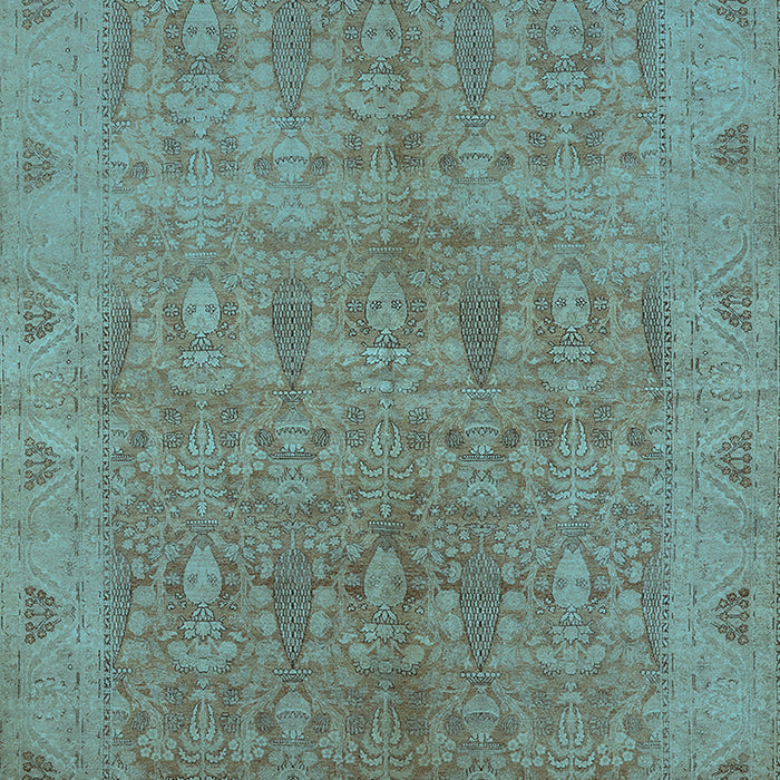 Oriental Light Blue Traditional Rug, urb524lblu
