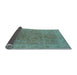 Sideview of Oriental Light Blue Traditional Rug, urb524lblu