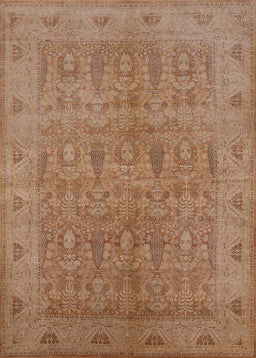 Machine Washable Industrial Modern Peru Brown Rug, wshurb524