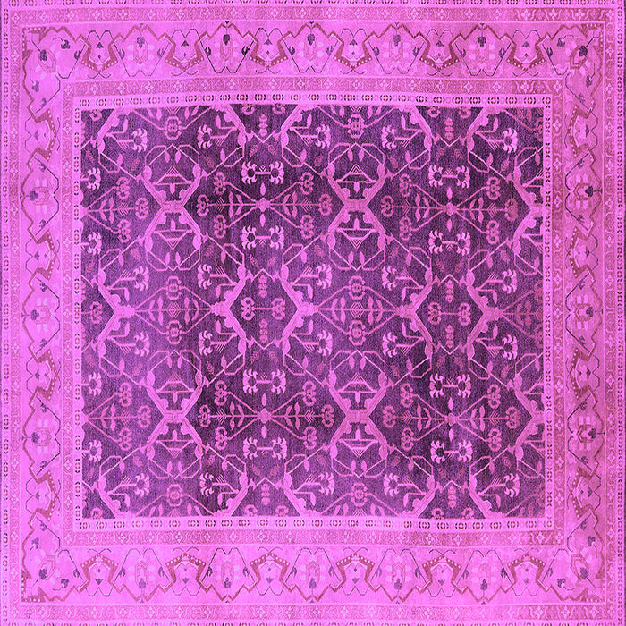 Square Oriental Purple Traditional Rug, urb525pur