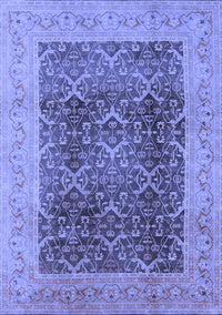 Oriental Blue Traditional Rug, urb525blu