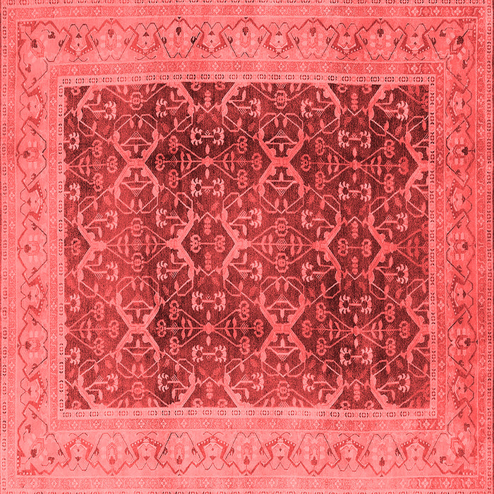 Machine Washable Oriental Red Traditional Rug, wshurb525red