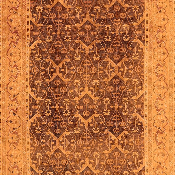 Oriental Orange Traditional Rug, urb525org