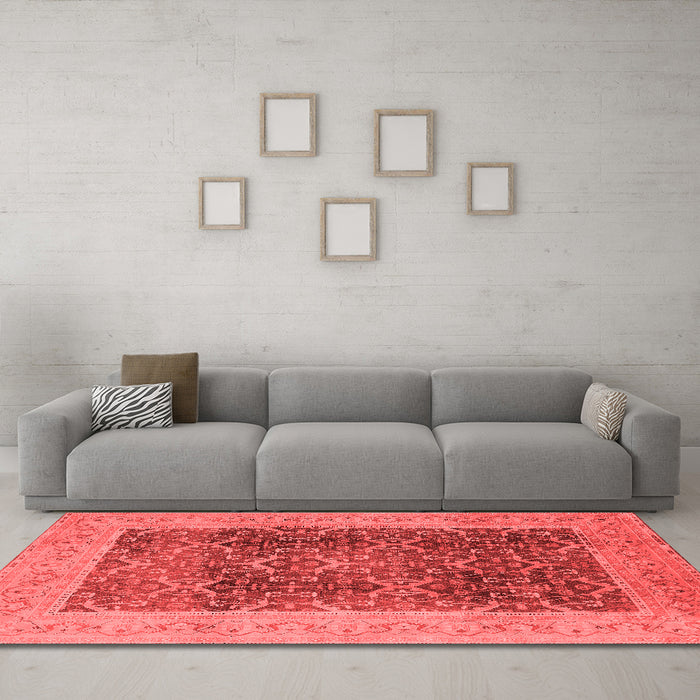 Traditional Red Washable Rugs