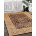 Machine Washable Industrial Modern Brown Sand Brown Rug in a Family Room, wshurb525