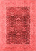 Oriental Red Traditional Area Rugs