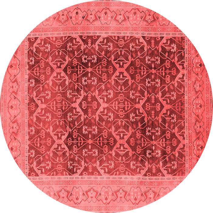 Machine Washable Oriental Red Traditional Rug, wshurb525red