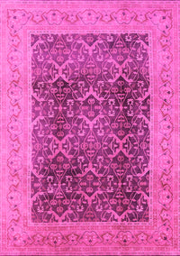 Oriental Pink Traditional Rug, urb525pnk