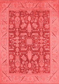 Oriental Red Traditional Rug, urb526red