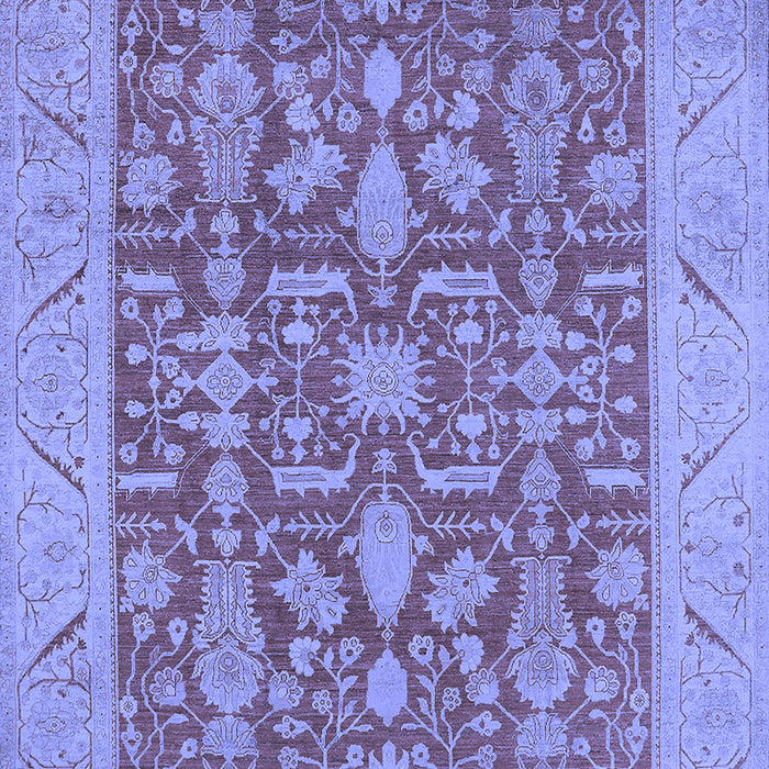 Oriental Blue Traditional Rug, urb526blu