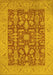 Oriental Yellow Traditional Rug, urb526yw