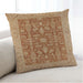 Lifestyle Image of Mid-Century Modern Urban Square Orange Red Orange Throw Pillow, 18 inch by 18 inch, pwurb526