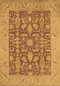 Oriental Brown Traditional Rug, urb526brn