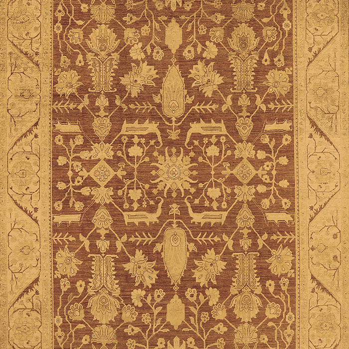 Oriental Brown Traditional Rug, urb526brn