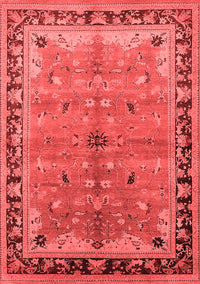 Oriental Red Traditional Rug, urb527red