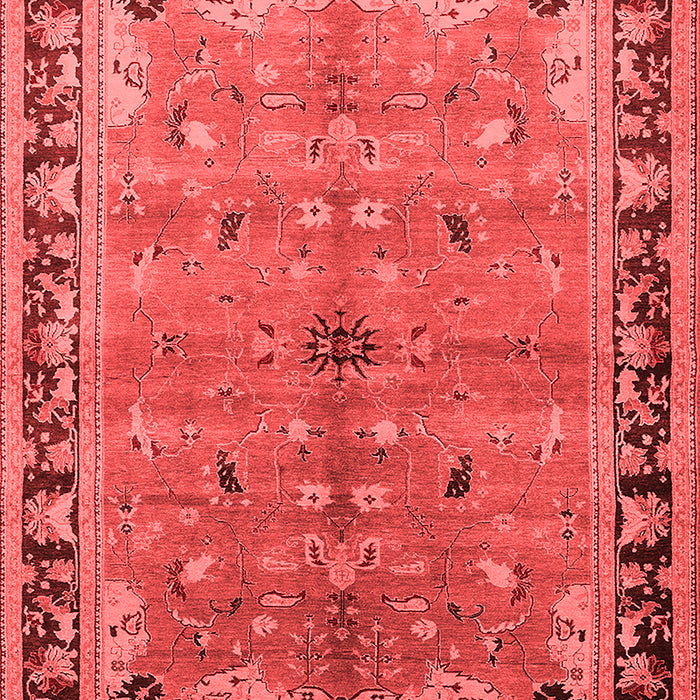 Oriental Red Traditional Area Rugs