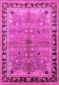 Oriental Pink Traditional Rug, urb527pnk