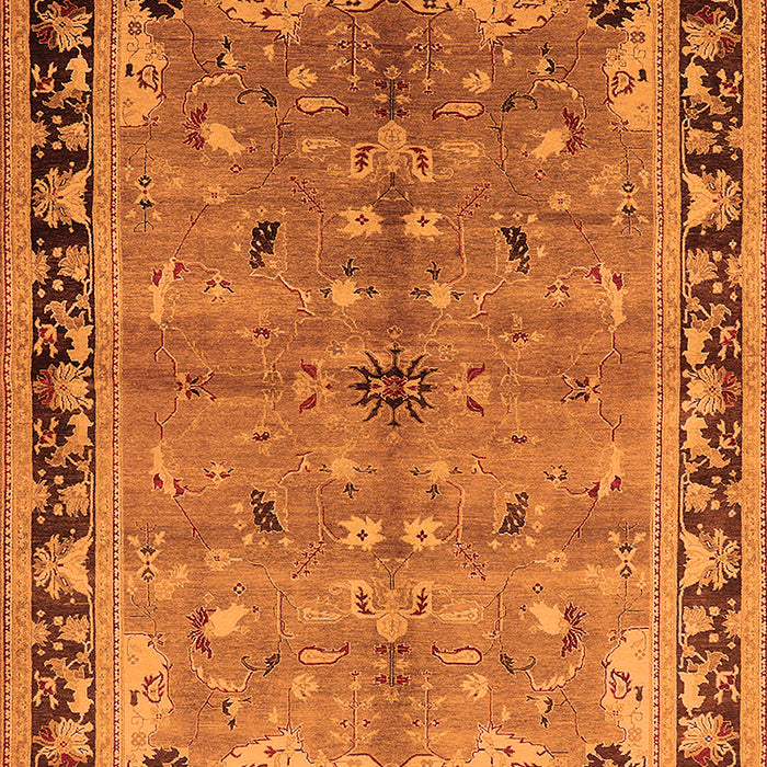Oriental Orange Traditional Rug, urb527org