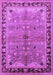 Machine Washable Oriental Purple Traditional Area Rugs, wshurb527pur
