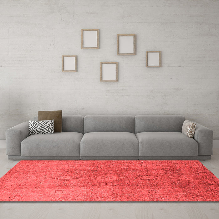 Traditional Red Washable Rugs