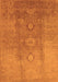 Oriental Orange Traditional Rug, urb528org