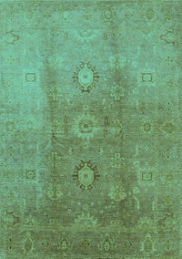 Oriental Turquoise Traditional Rug, urb528turq