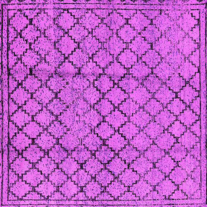 Square Solid Pink Modern Rug, urb529pnk
