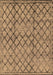 Solid Brown Modern Rug, urb529brn