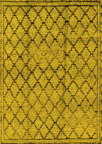 Solid Yellow Modern Rug, urb529yw