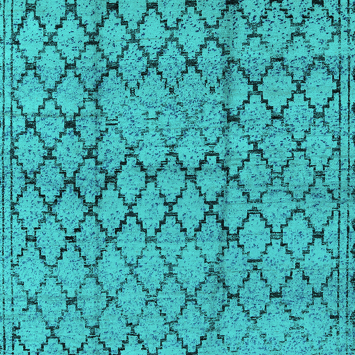 Solid Turquoise Modern Rug, urb529turq