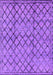 Machine Washable Solid Purple Modern Area Rugs, wshurb529pur