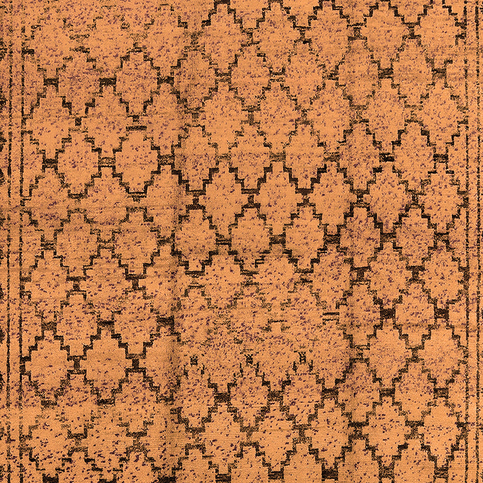 Solid Orange Modern Rug, urb529org