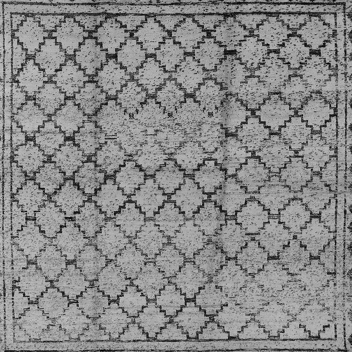 Square Machine Washable Solid Gray Modern Rug, wshurb529gry