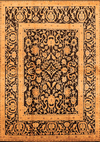 Oriental Orange Traditional Rug, urb530org