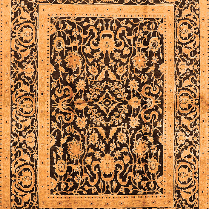 Oriental Orange Traditional Rug, urb530org