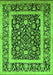Oriental Green Traditional Rug, urb530grn