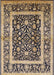 Mid-Century Modern Taupe Brown Oriental Rug, urb530