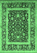 Oriental Emerald Green Traditional Rug, urb530emgrn