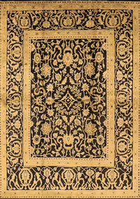 Oriental Brown Traditional Rug, urb530brn