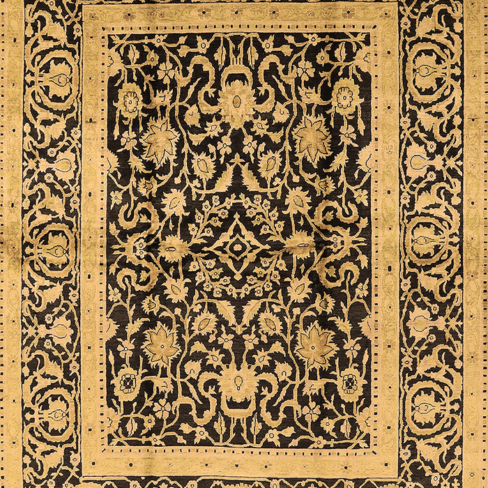 Oriental Brown Traditional Rug, urb530brn