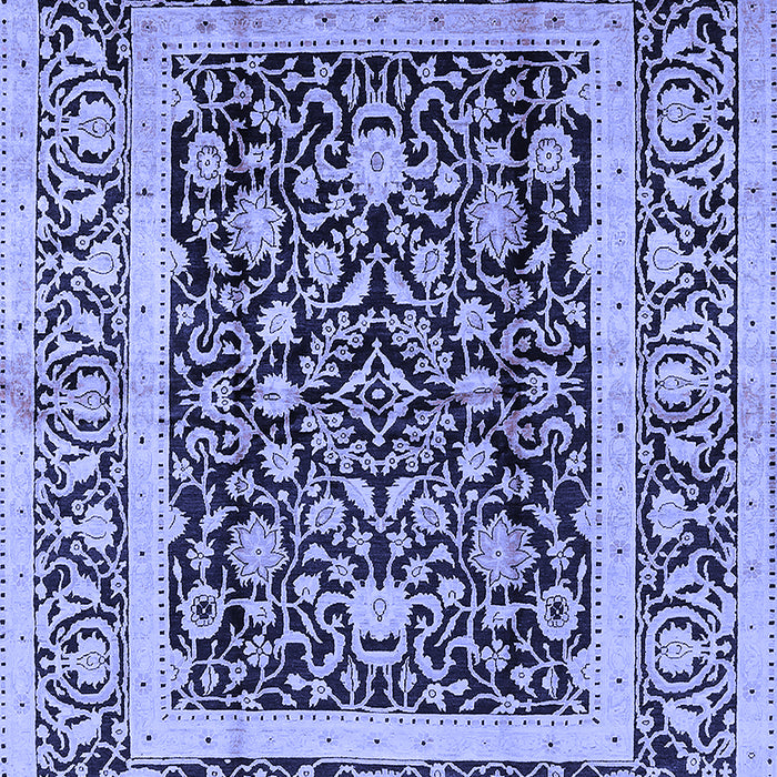 Oriental Blue Traditional Rug, urb530blu