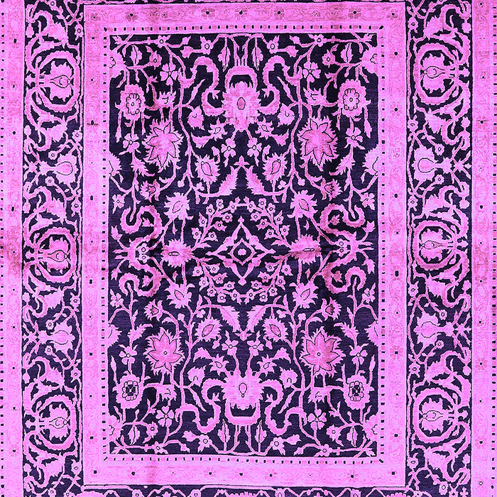 Machine Washable Oriental Purple Traditional Area Rugs, wshurb530pur