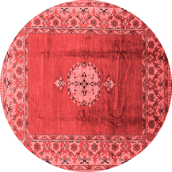 Machine Washable Oriental Red Industrial Rug, wshurb531red