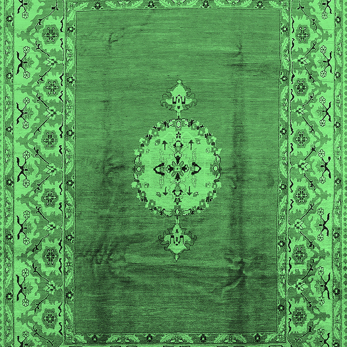 Oriental Emerald Green Industrial Rug, urb531emgrn
