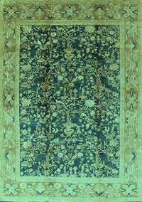 Oriental Turquoise Traditional Rug, urb532turq